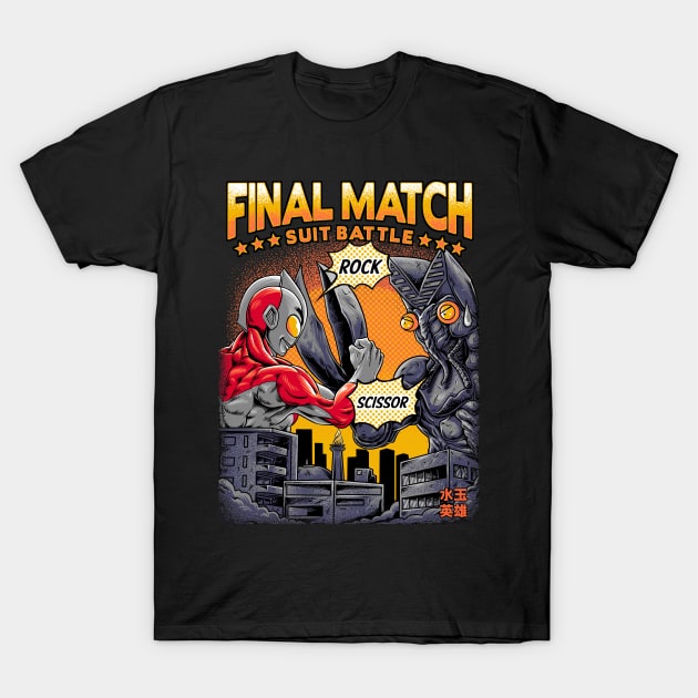 Final Match Suit Battle! T-Shirt by polkadothero